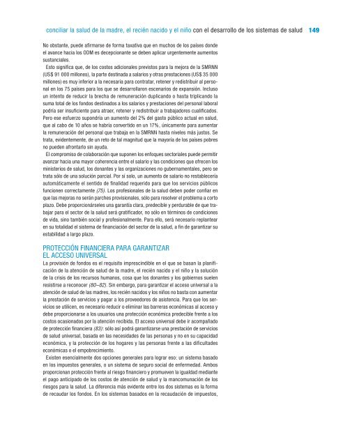 Informe sobre la salud en el mundo 2005 Â¡Cada madre y ... - eFaber