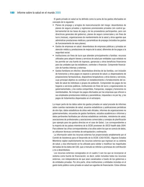 Informe sobre la salud en el mundo 2005 Â¡Cada madre y ... - eFaber