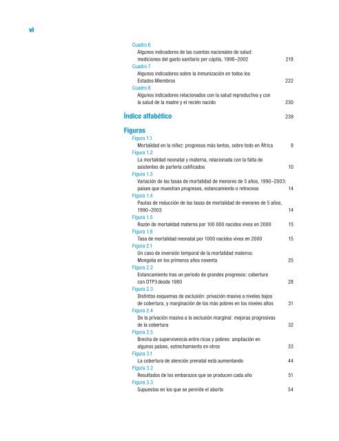 Informe sobre la salud en el mundo 2005 Â¡Cada madre y ... - eFaber