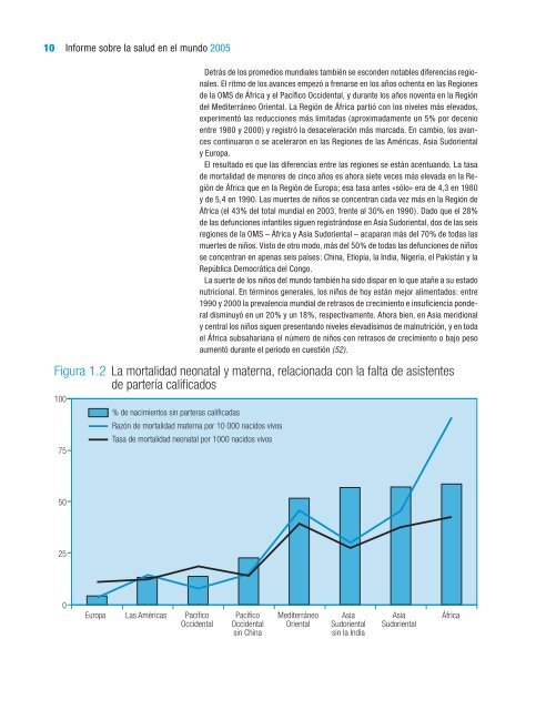 Informe sobre la salud en el mundo 2005 Â¡Cada madre y ... - eFaber