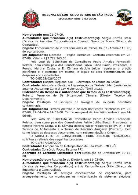 33ª S.O. 24-11-2009 DOE. 02-12-2009 FLS. 52-55 - Tribunal de ...