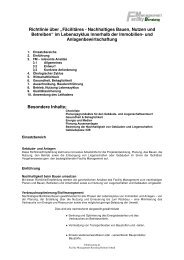 Richtlinie über „Fäcilitäres - Nachhaltiges Bauen ... - fmberatung.de