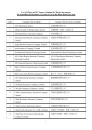 Signatory insurers list