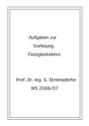 Aufgaben zur Vorlesung Prof. Dr.-Ing. G. StrÃ¶msdÃ¶rfer ...