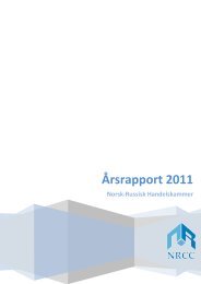 Norsk-Russisk Næringslivsforum 2011