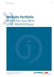 Website Portfolio Websites aus dem Jordi Medienhaus