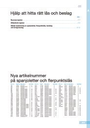 A-B. InnehÃ¥llsfÃ¶rteckning och AllmÃ¤n beskrivning - ASSA OEM