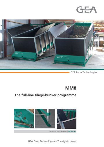 The full-line silage-bunker programme - Mullerup