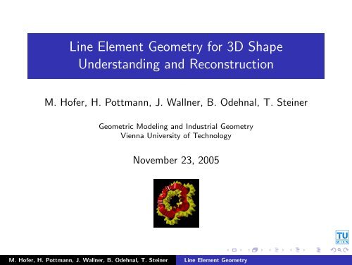 Line Element Geometry for 3D Shape Understanding and ...