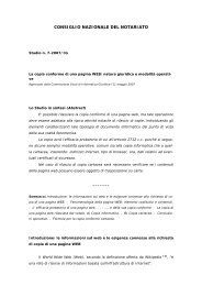 Studio n. 7-2007/IG (pdf) - Firma digitale del Consiglio Nazionale del ...