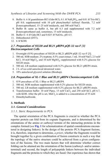 Protein Engineering Protocols - Mycobacteriology research center