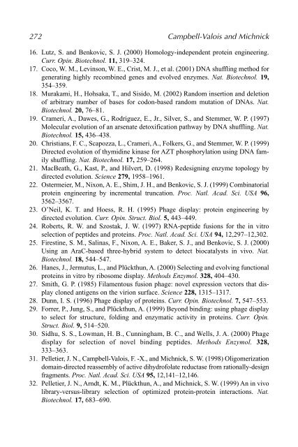 Protein Engineering Protocols - Mycobacteriology research center