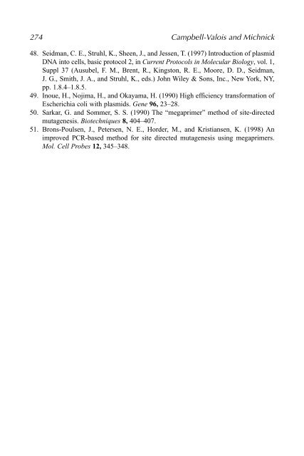 Protein Engineering Protocols - Mycobacteriology research center