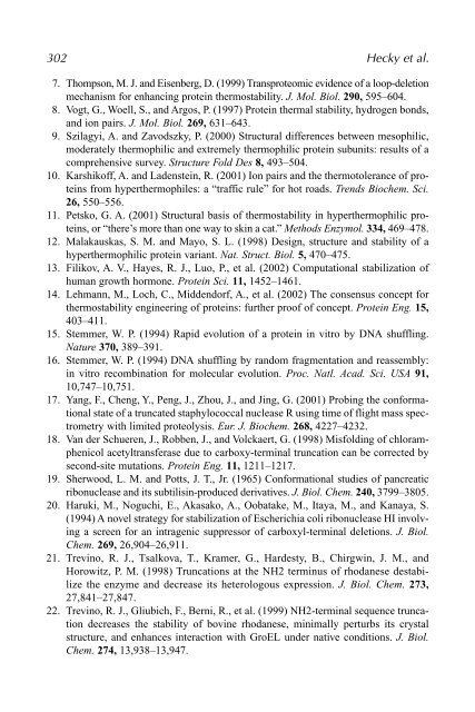 Protein Engineering Protocols - Mycobacteriology research center