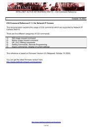 CGI Command Reference (PDF) - INTELLINET Network Camera