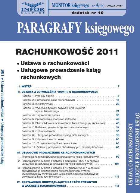 PARAGRAFY ksiÄgowego - Infor