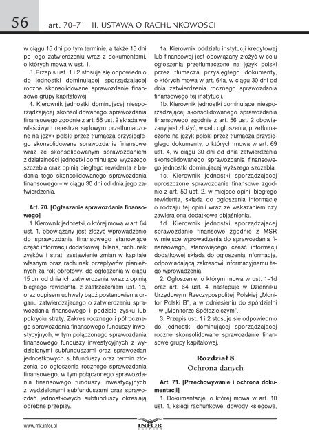 PARAGRAFY ksiÄgowego - Infor