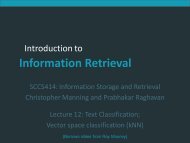 Introduction to Information Retrieval