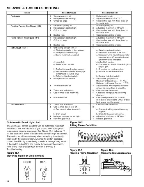 Modine: Installation And Service Manual - Alpine Home Air Products