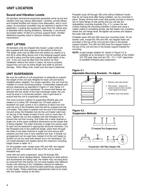 Modine: Installation And Service Manual - Alpine Home Air Products