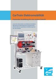 Flyer Car Train Elektromobilität_de - Lucas-Nülle Lehr