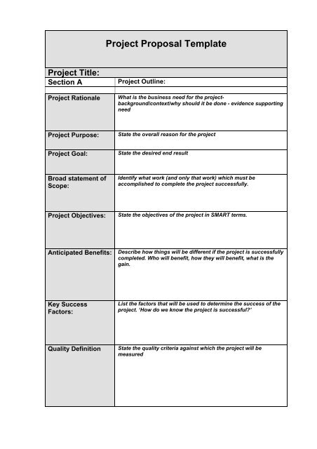 Project Outline Template from img.yumpu.com