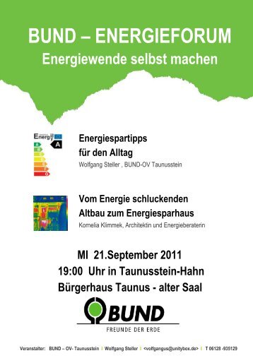 BUND - ENERGIEFORUM_Taunusstein21092011