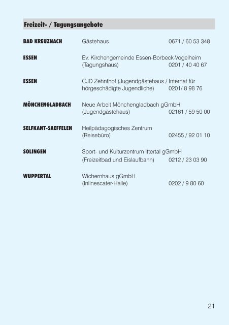 Das etwas andere Branchenbuch - Diakonie Rheinland-Westfalen ...