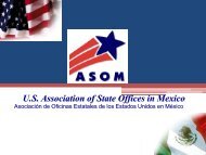 Association of State Offices in Mexico - U.S. Commercial Service