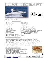 SPECIFICATION SHEET - Gulf Craft Inc.