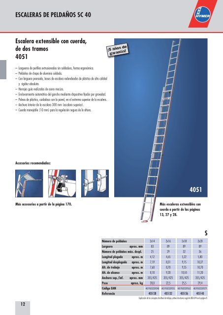 Escaleras Hymer - Ferreteria-anserjo