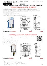 DUOFIX, KOMBIX, KOMBIFIX ECO - DANEX-PLAST s.r.o.