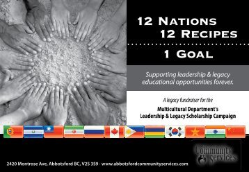 12 Nations 12 Recipes 1 Goal - Abbotsford Community Services