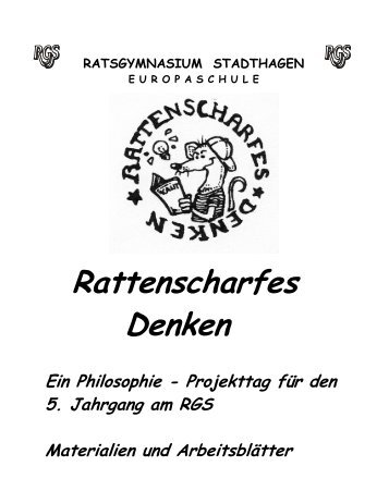 Rattenscharfes Denken - Ratsgymnasium Stadthagen