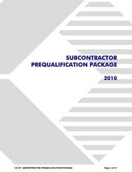 subcontractor prequalification package - Structure Tone Inc.