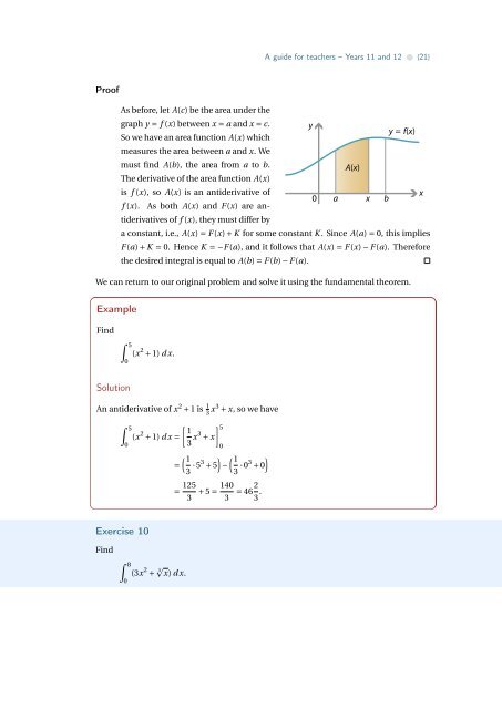 Integration - the Australian Mathematical Sciences Institute