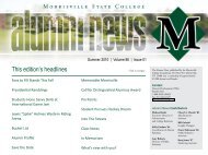 alumni news - Morrisville State College