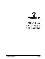 MPLAB C32 C COMPILER USER'S GUIDE