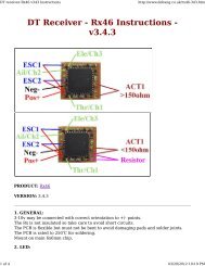 DT Receiver - Rx46 Instructions - v3.4.3 - Micron Radio Control