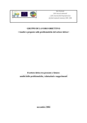 risorse idriche - Dps