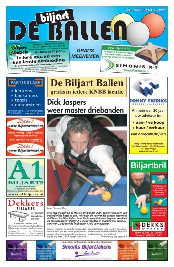 ballen juni. alg - De Biljart Ballen