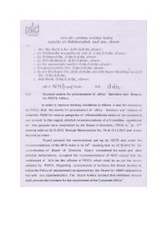 Revised norms for procurement of office furniture and fixtures for ...