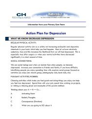 Action Plan for Depression - VA Mental Health