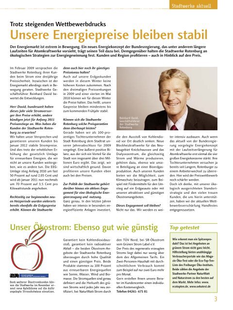 Ausgabe 04/2010 - Stadtwerke Rotenburg