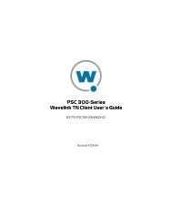 PSC 300-Series Wavelink TN Client User's Guide