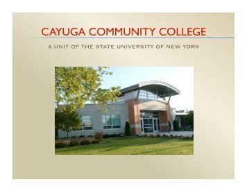 community - Cayuga Community College