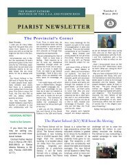 Newsletter 04 English Pages 1-3 - The Piarist Fathers