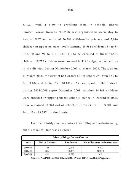 West Bengal Report-IPAI.pdf - Sarva Shiksha Abhiyan