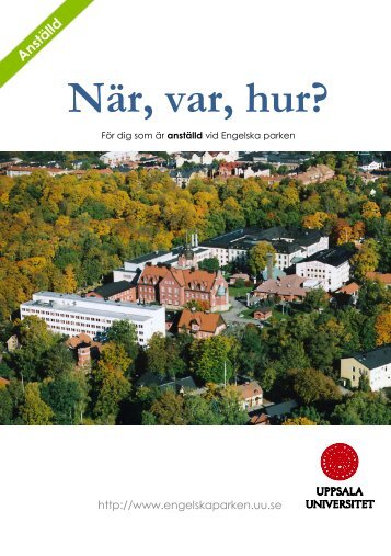 Engelska parkens - Uppsala universitet