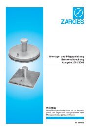 Aufbau- und Verwendungsanleitung ... - Zarges GmbH